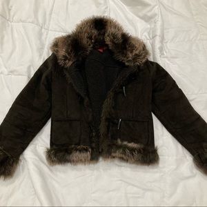 faux fur jacket